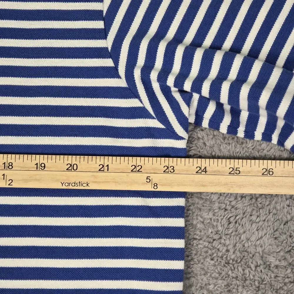 Polo Ralph Lauren Striped Short-Sleeve Polo Shirt Blue/ White Men’s XL